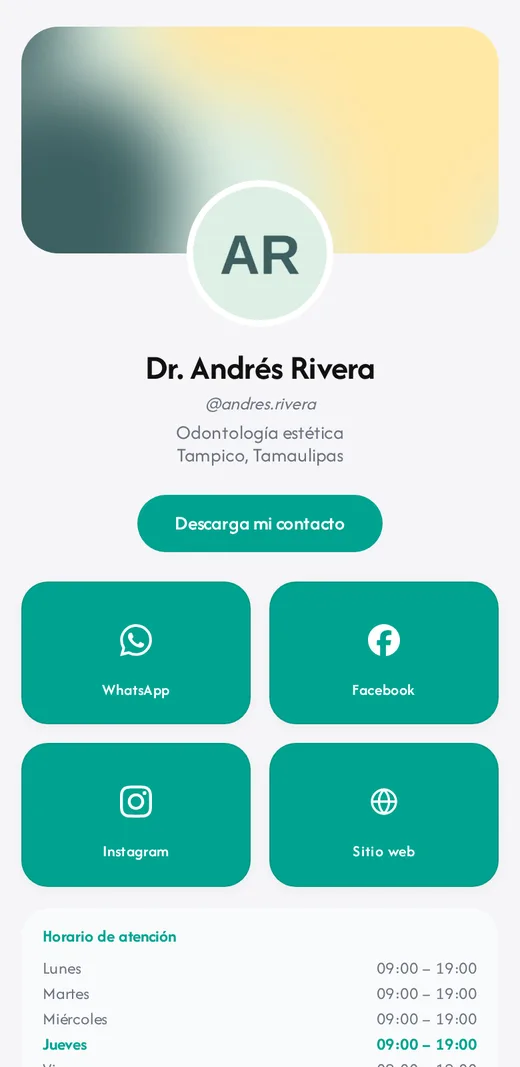 Perfil de Dr. Andrés Rivera