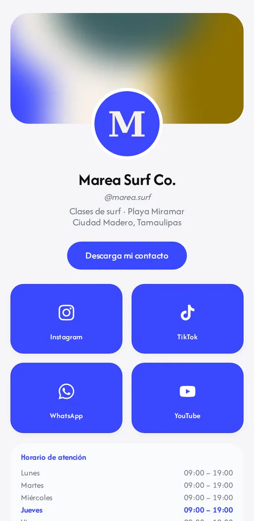 Perfil de Marea Surf Co.