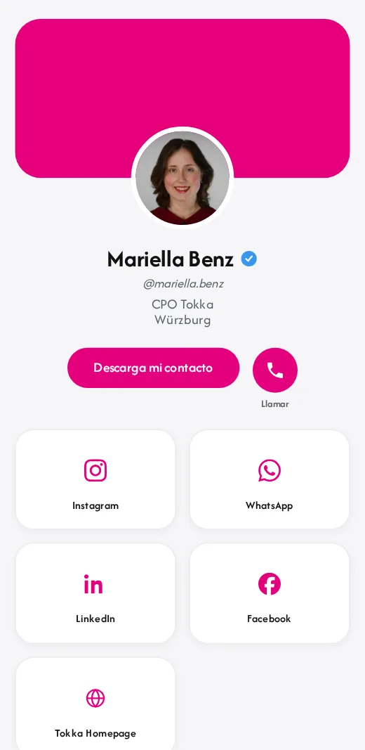 Perfil de Mariella Benz