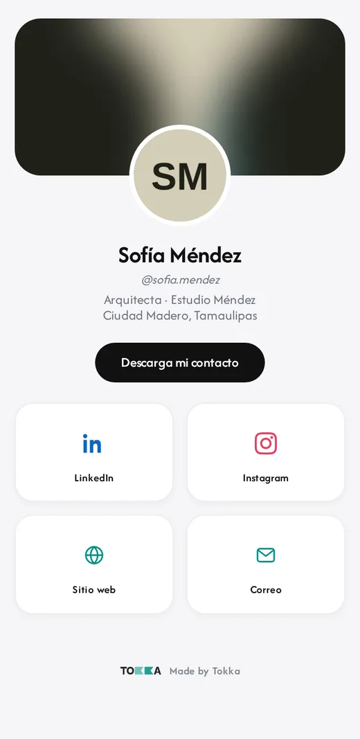 Perfil de Sofía Méndez